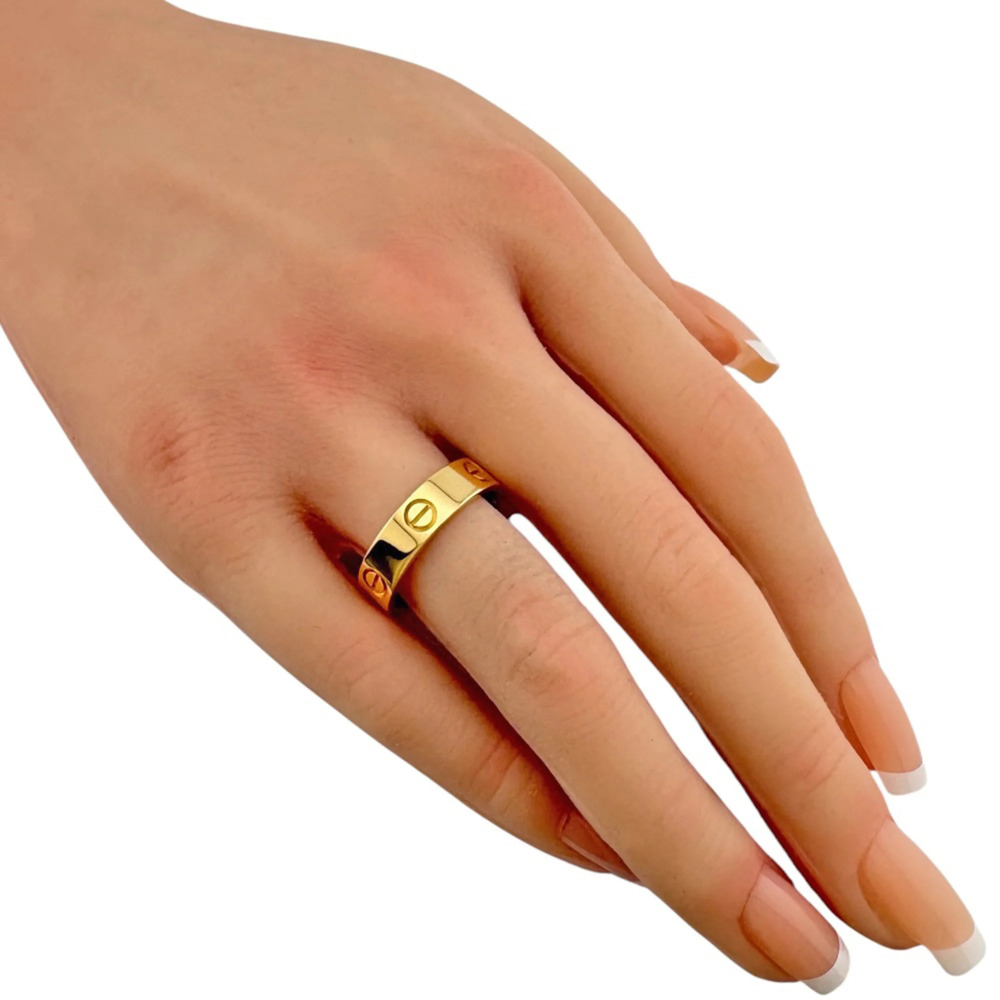 CARTIER Authentic 18k Gold Love Ring - Picture 2 of 7